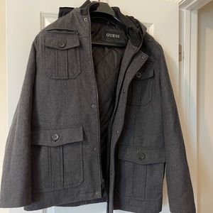 Guess Men jacket Grey color L